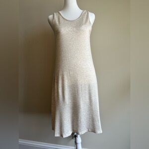 Annabelle Women's Medium Sleeveless Soft A-Line Loose Midi Dress